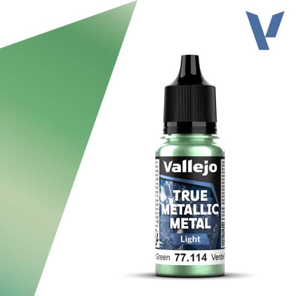 Vallejo True Metallic Metal Dusken Green (Light) (18ml)
