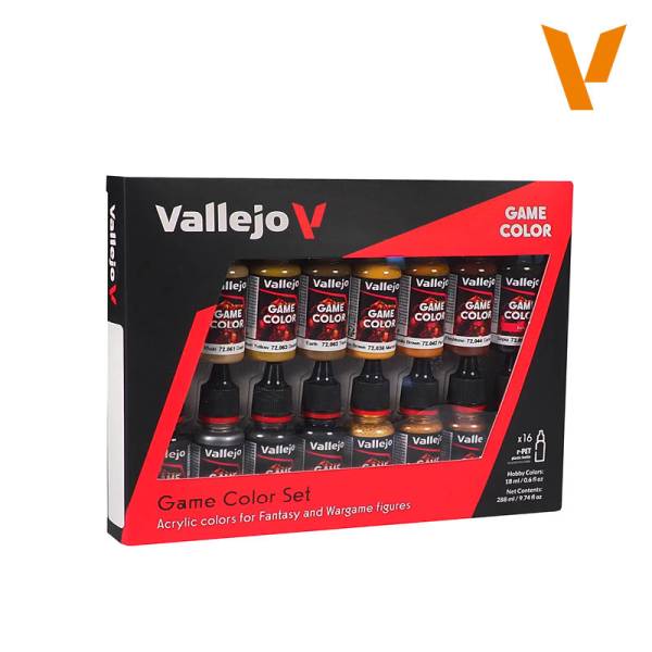Game Color Leather & Metal Paint Set