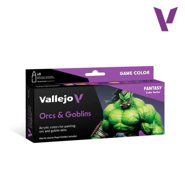 Game Color Fantasy Orcs & Goblins Paint Set