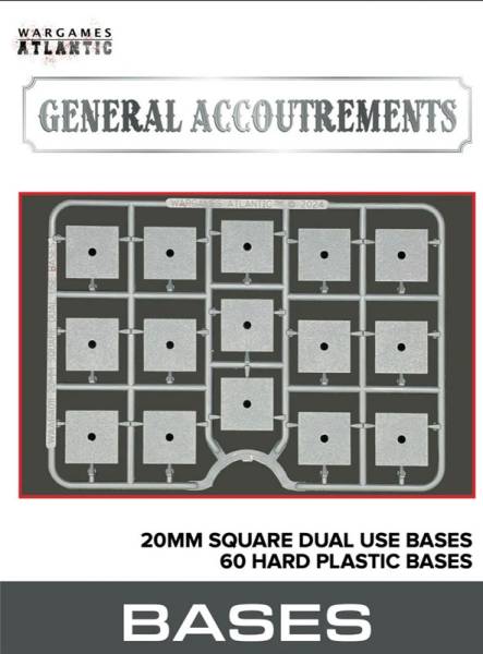 Wargames Atlantic General Accoutrements: 20mm Dual Use Bases