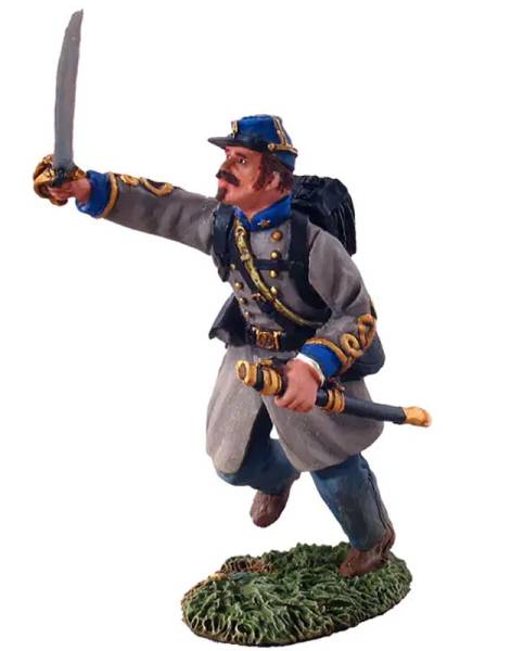 American Civil War: Confederate Infantry Major Charging No.1 - ONLY 2 AVAILABLE
