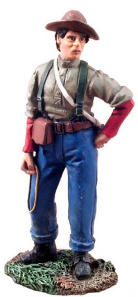American Civil War: Artillery Crewman in Shirtsleeves with Fuse Pouch #1 - ONLY 2 AVAILABLE