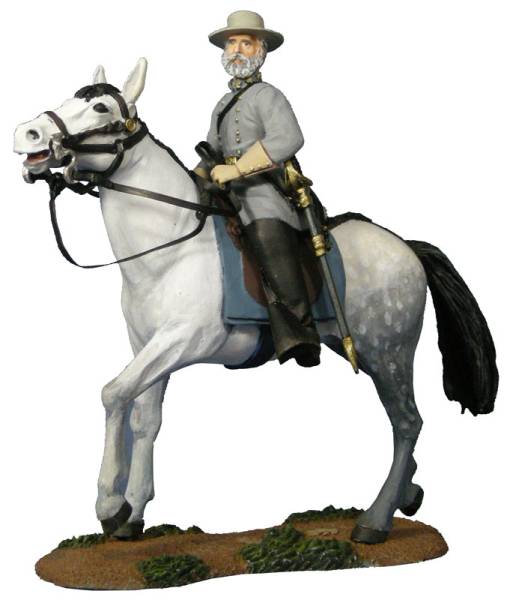 American Civil War: Confederate General Robert E. Lee Mounted on Traveller - ONLY 2 AVAILABLE