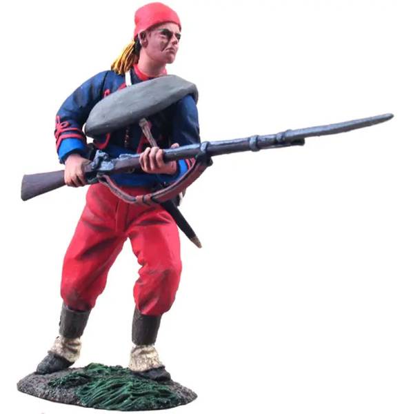 American Civil War: Union Infantry 114th Pennsylvania Zouaves Advancing at Ready No.2 - ONLY 1 AVAILABLE