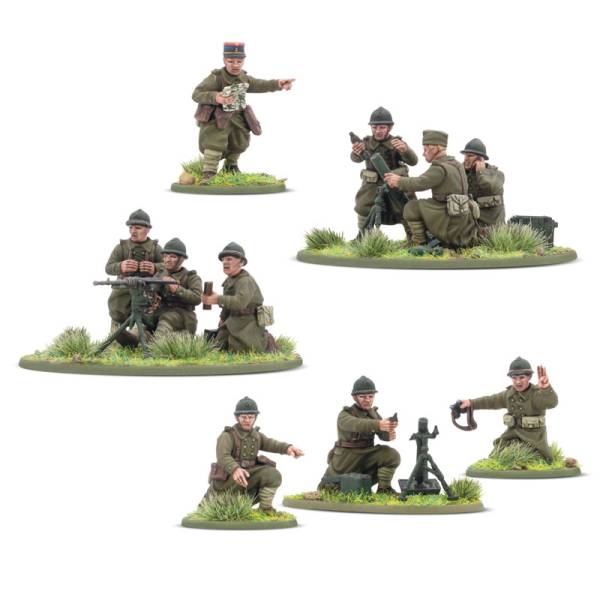 Warlord Games Bolt Action French Army Heavy Weapons Platoon