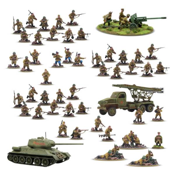 Warlord Bolt Action Forward to Berlin! - Soviet Army 1943-45 Starter Army