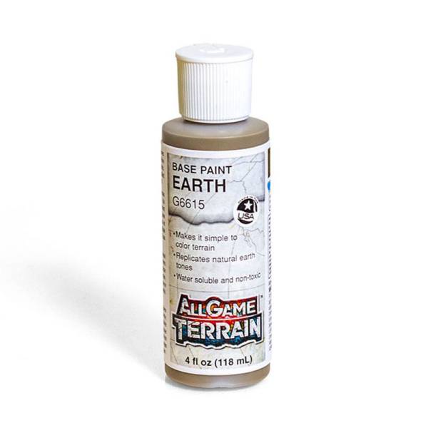 All Game Terrain: Base Paint Earth (4oz. Bottle) - ONLY 6 AVAILABLE AT THIS PRICE
