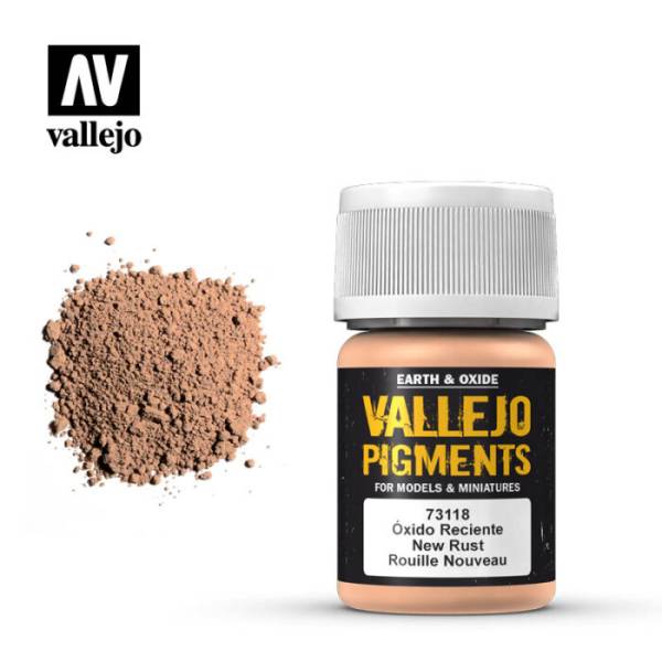 Vallejo Pigments - Fresh Rust - 30ml Bottle 