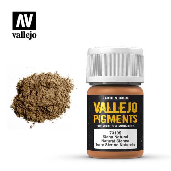 Vallejo Pigments - Dark Sienna for Mud and Earth Colors