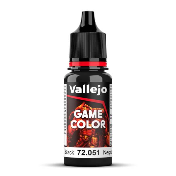 Game Color Black 18ml (080)
