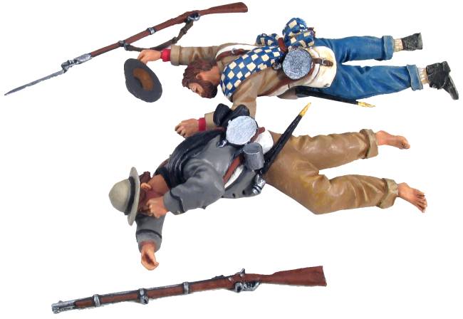 American Civil War: Confederate Casualty Set No.1  - ONLY 2 AVAILABLE