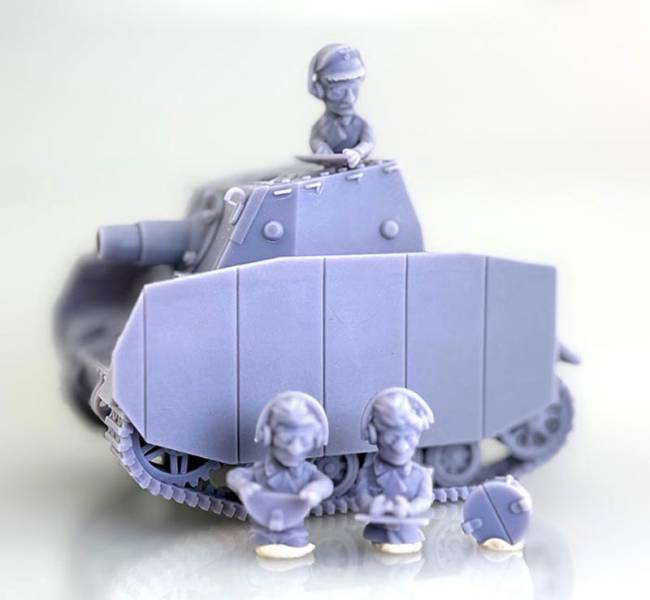 Toonkreig German Sturmpanzer (Brummbar) w/Sideskirts