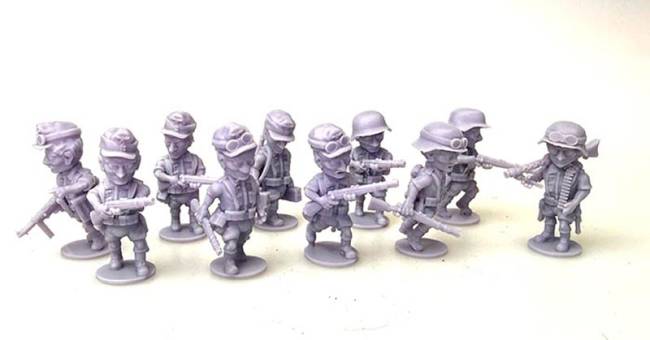 ToonKreig German Africa Korps Assaulting