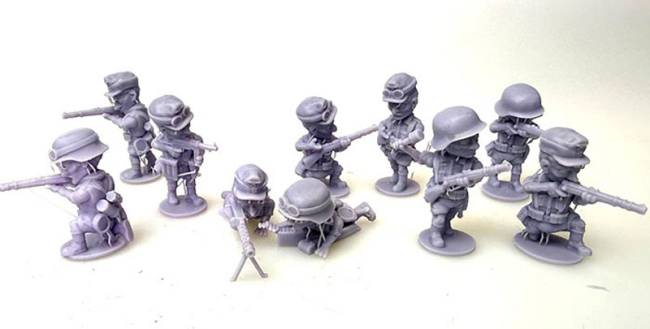 ToonKreig German Africa Korps Firing