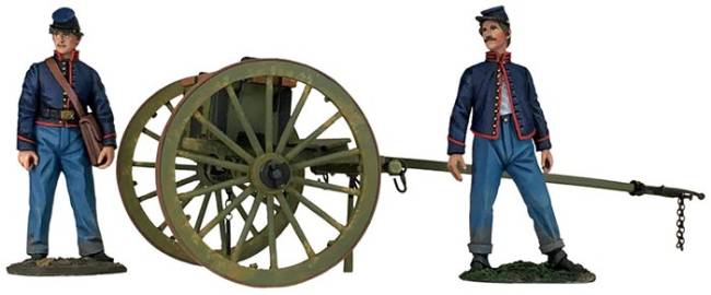 American Civil War: Federal Light Artillery Limber with Two-Man Crew - ONLY 1 AVAILABLE
