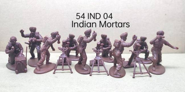 WWII Indian Mortars (Sikh Turban)