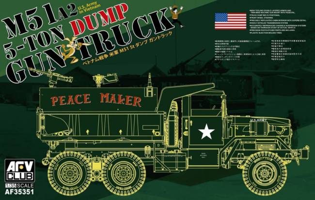 AFV Club M51A2 5-ton Dump Gun Truck Vietnam