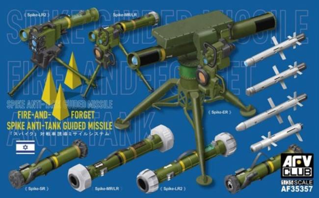 AFV Club Spike Fire-And-Forget Anti-Tank Guided Missile Set