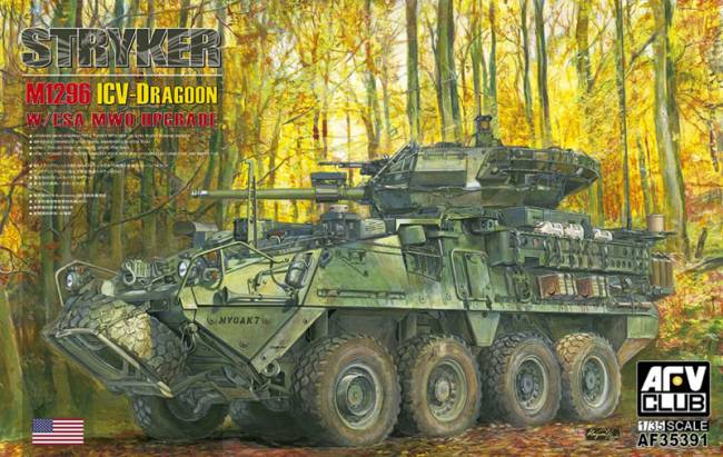 AFV Club M1296 Stryker ICV-Dragoon with ESA MWO Upgrade