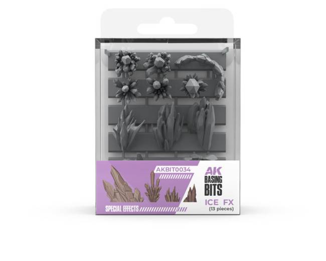 AK Interactive Basing Bits Ice FX