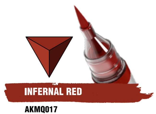 AK Interactive Quick Markers Infernal Red