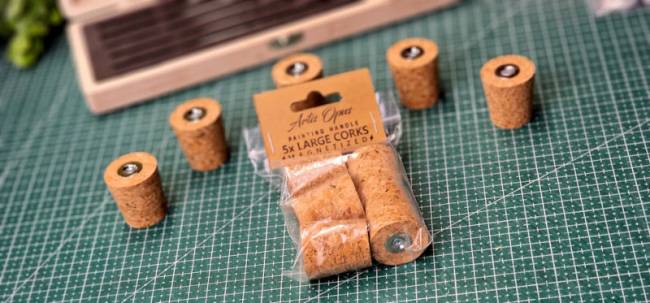 Artis Opus Painting Handle Magnet Corks Large (Goose)