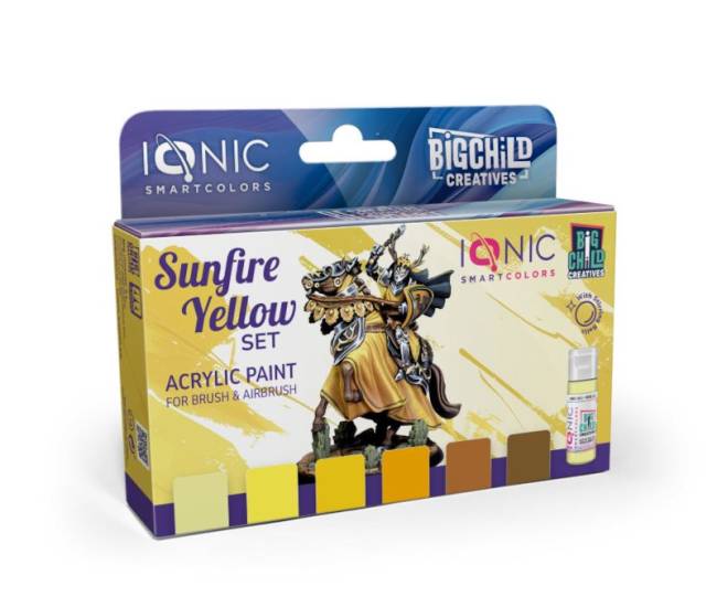 Big Child Creatives Ionic Smart Colors Sunfire Yellow Set (6 colors)