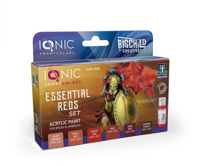 Ionic Smart Colors Essential Red Acrylic Set (6 colors)