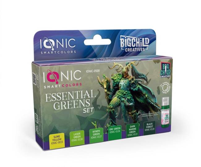 Ionic Smart Colors Essential Green Acrylic Set (6 colors)