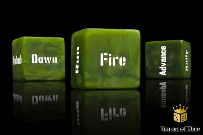 Baron of Dice Bolt Action Action Order Dice (10 dice)