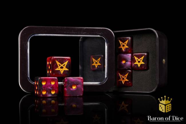 Baron of Dice Heretic Legion - Official Trench Crusade Dice Set