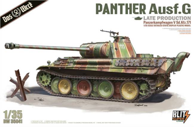 Das Werk Super Blitz Panther Ausf.G Late Production, Panzerkampfwagen V Sd.Kfz.171