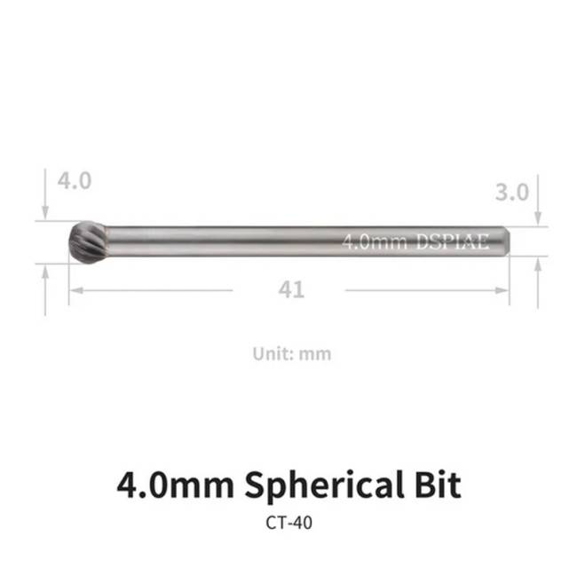 Dspiae 4mm Spherical Bur