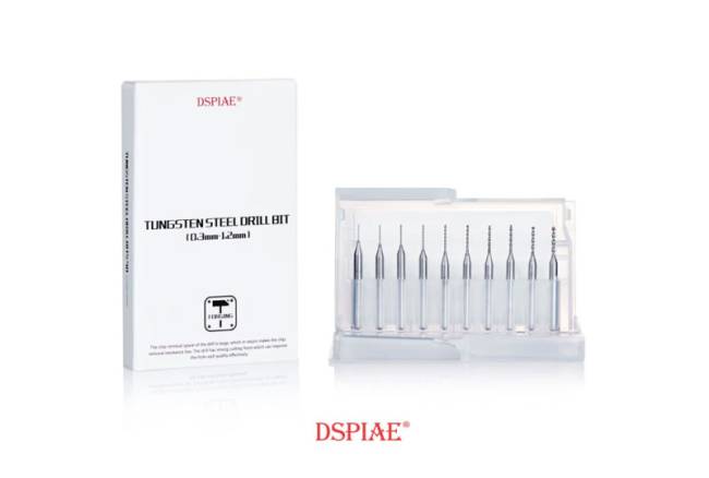 Dspiae 0.3-1.2 Tungsten Steel Drill Bit