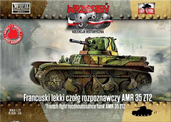 First to Fight AMR35 ZT2 French Light Reconnaissance Tank 