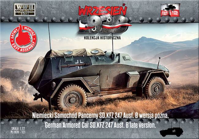 First to Fight WWII SdKfz 247 Ausf B Late Armored Car