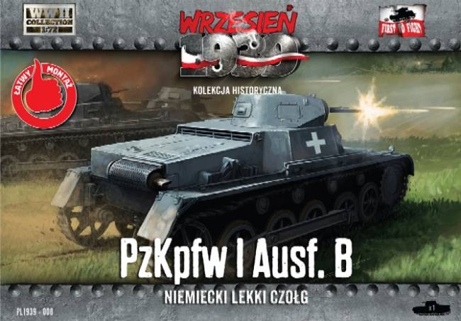 First to Fight WWII PzKpfw I Ausf B German Light Tank