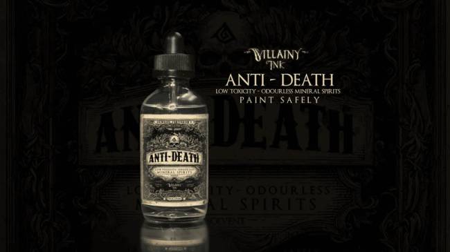 Grimdark Compendium Villainy Ink Anti-Death Odourless Mineral Spirits