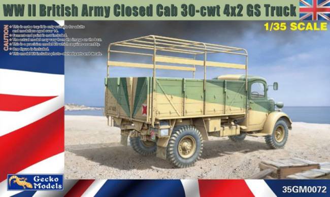 Gecko WWII British Army Closed Cab 30cwt 4x2 GS Truck