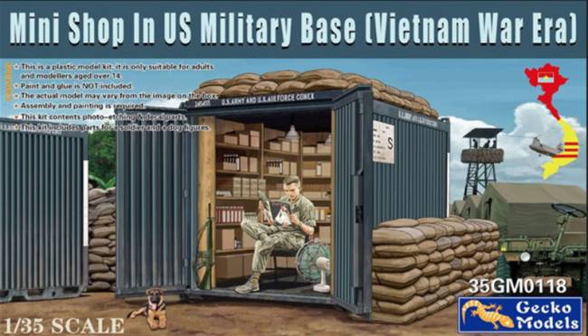 Gecko Gecko Mini Shop In US Military Base (Vietnam War Era)