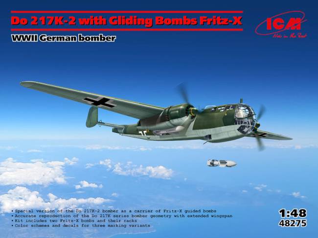 ICM Dornier Do217K-2 with Gliding Bombs Fritz-X