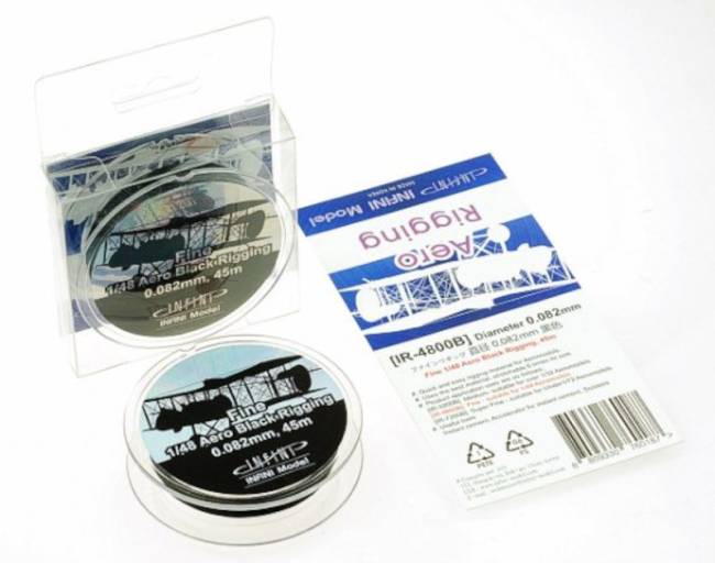 Infini Model Aero Black Rigging - Fine (0.082mm x 145 feet)