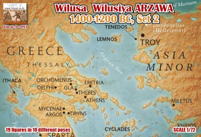Linear A Wilusa / Wilusiya ARZAWA 1400-1200 BC Set 1