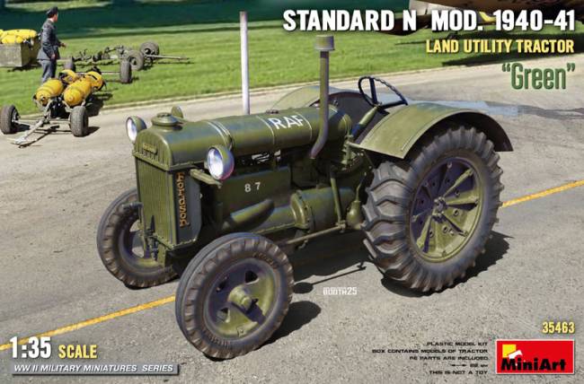 Miniart Standard N Mod 1940-41 Land Utility Tractor Green