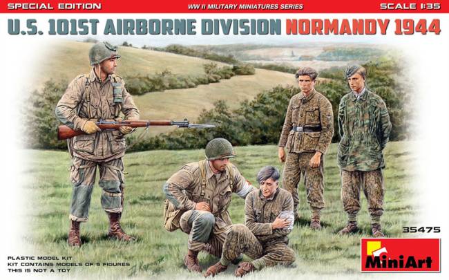 Miniart US 101st Airborne Division Normandy 1944