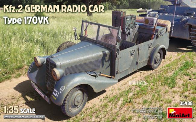 Miniart Kfz.2 German Radio Car Type 170VK