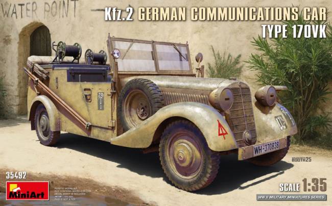 Miniart Kfz.2 German Communications Car Type 170VK