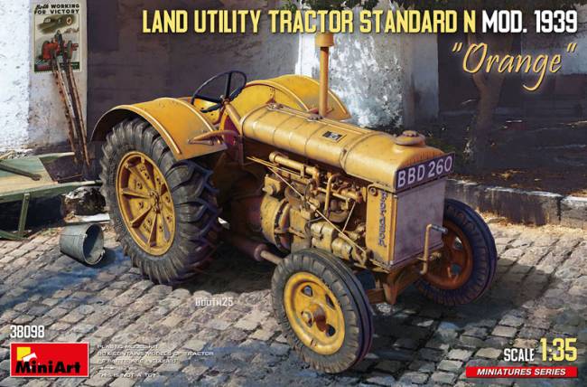 Miniart Land Utility Tractor Standard N Mod 1939 Orange
