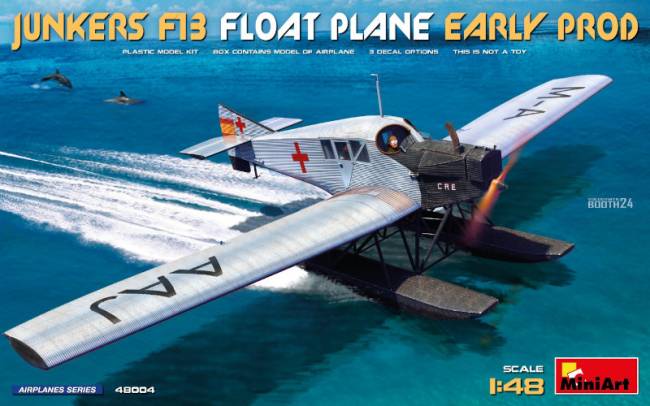 Miniart Junkers F13 Float Plane Early Production