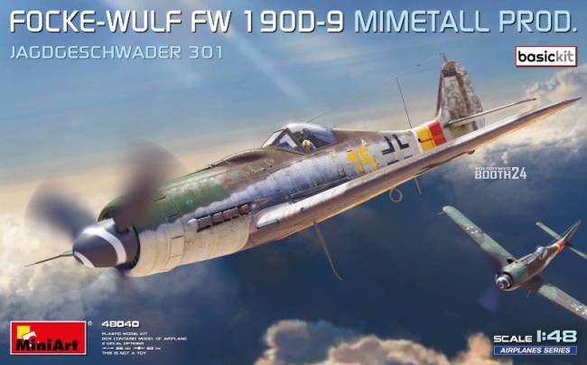 Miniart Fw190D-9 Mimetall Production Jagdeschwader 301 [Basic Kit]
